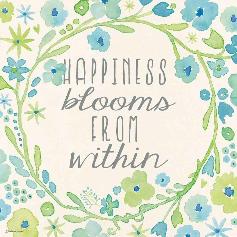 Happiness Blooms art print by Stephanie Marrott for $57.95 CAD