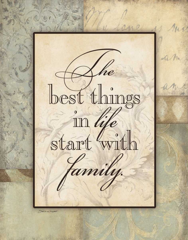 Start With Family art print by Stephanie Marrott for $57.95 CAD