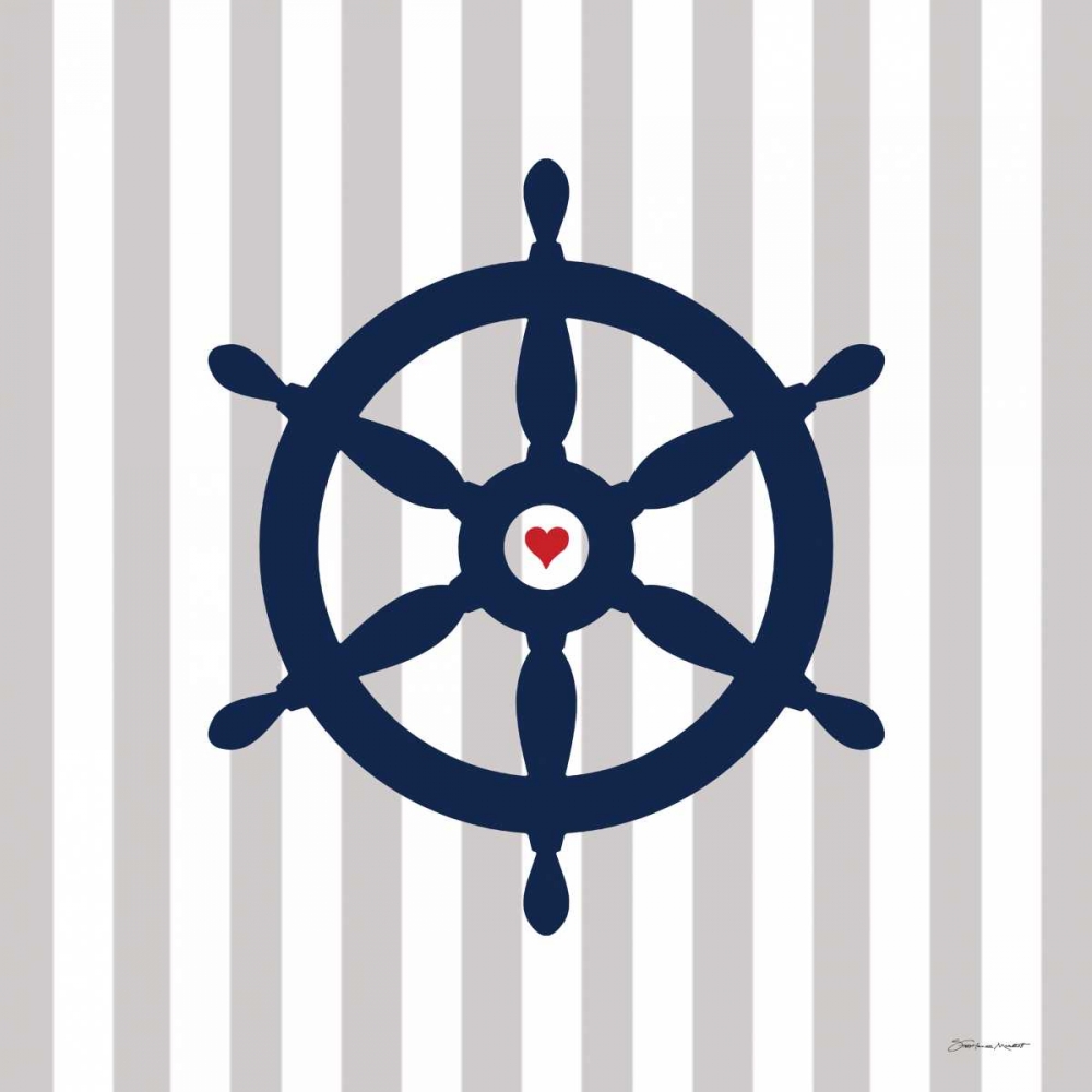 Ship Wheel art print by Stephanie Marrott for $57.95 CAD