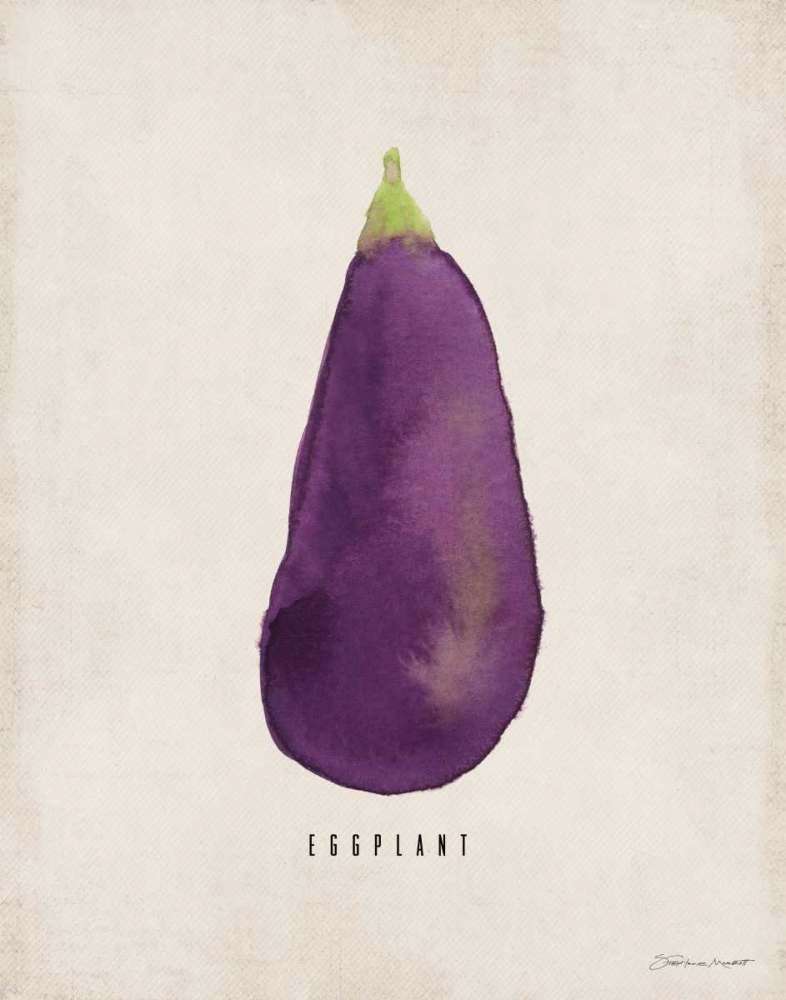 Eggplant art print by Stephanie Marrott for $57.95 CAD