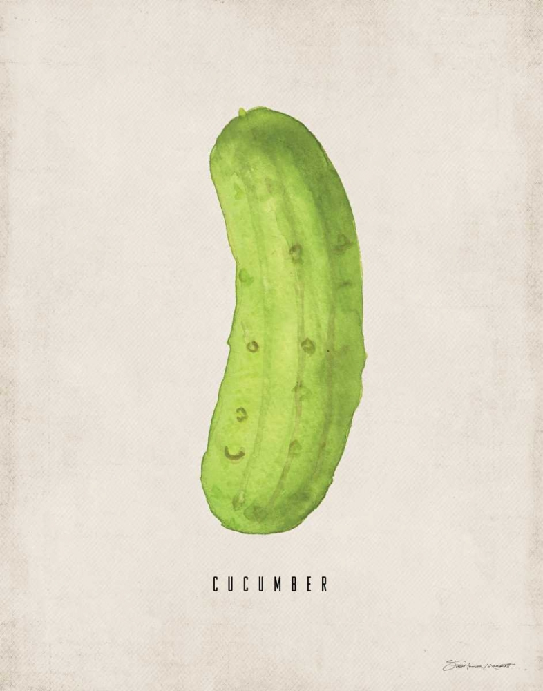 Cucumber art print by Stephanie Marrott for $57.95 CAD
