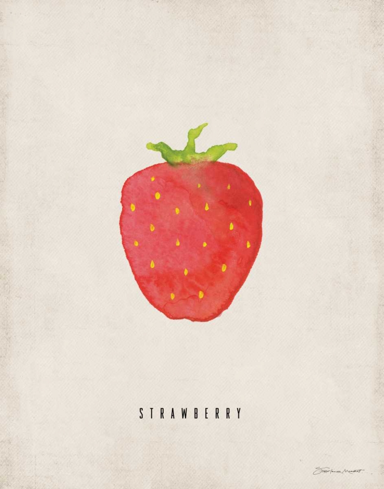 Strawberry art print by Stephanie Marrott for $57.95 CAD