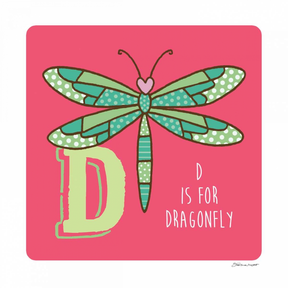 D is For Dragonfly art print by Stephanie Marrott for $57.95 CAD