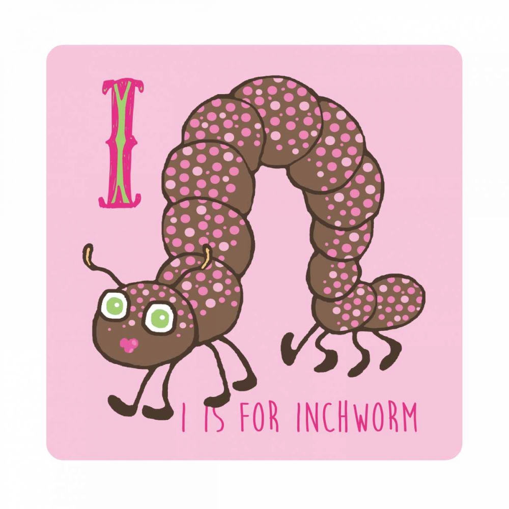 I is For Inch Worm art print by Stephanie Marrott for $57.95 CAD