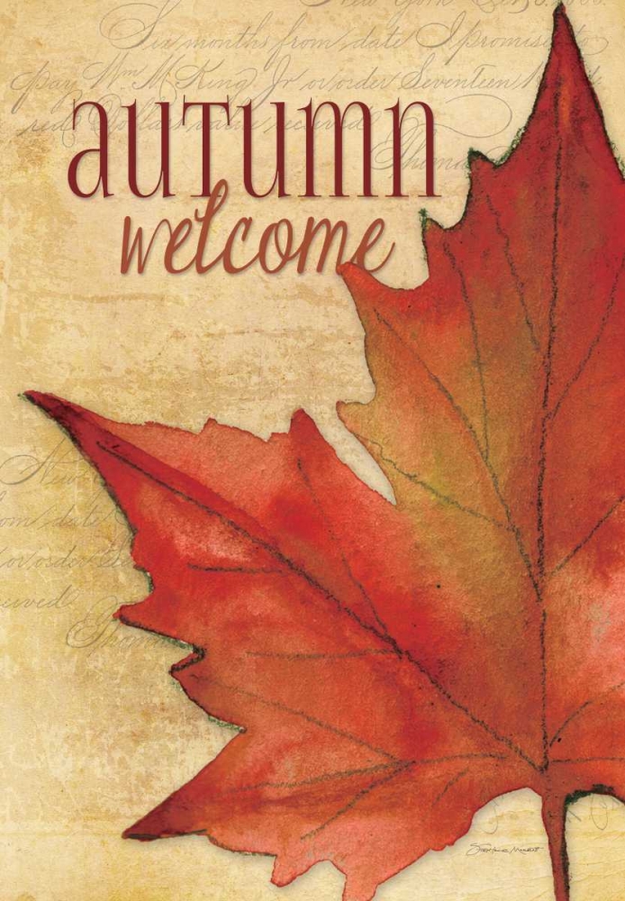 Autumn Welcome I  art print by Stephanie Marrott for $57.95 CAD