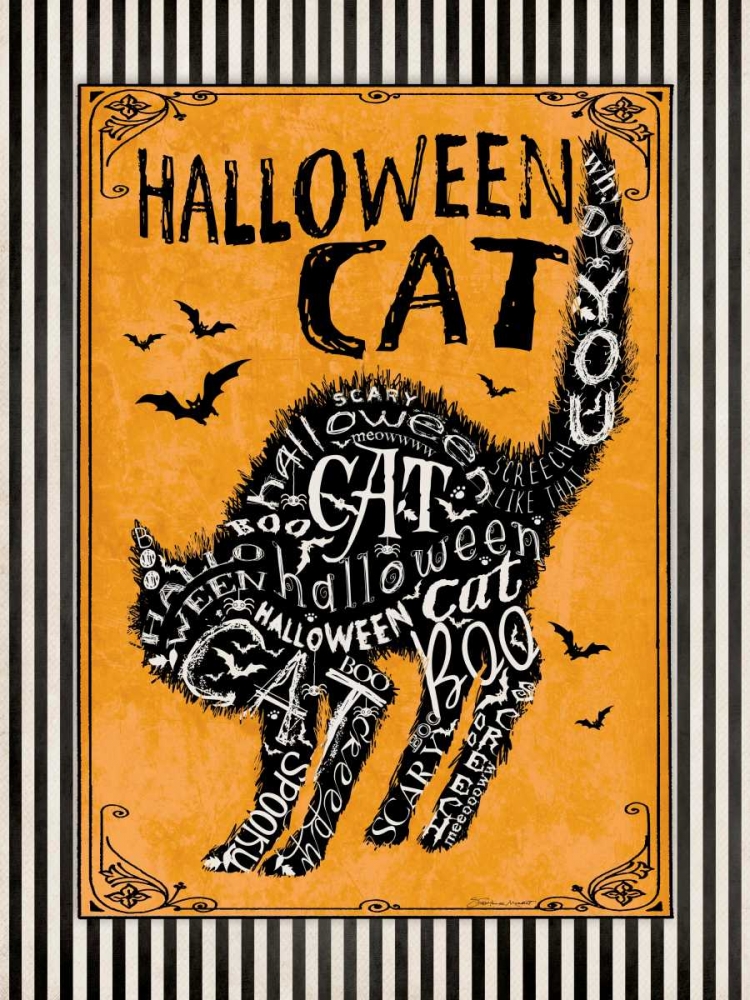 Halloween Cat I art print by Stephanie Marrott for $57.95 CAD