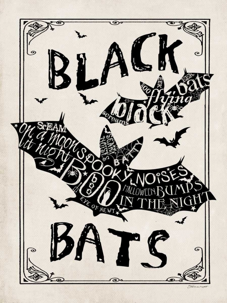 Black Bats II art print by Stephanie Marrott for $57.95 CAD