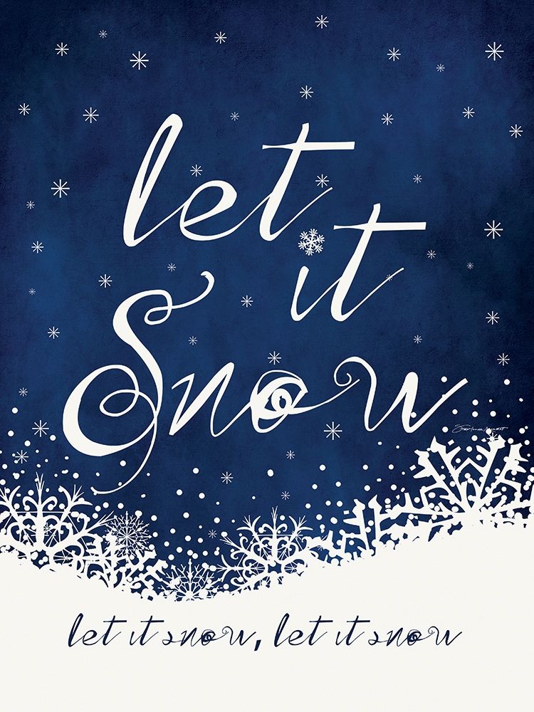 Let it Snow art print by Stephanie Marrott for $57.95 CAD