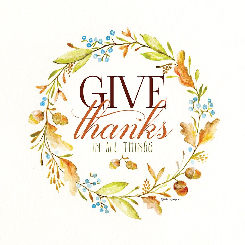 Give Thanks art print by Stephanie Marrott for $57.95 CAD
