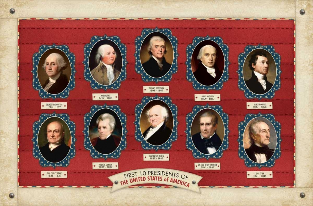 10 Presidents art print by Stephanie Marrott for $57.95 CAD