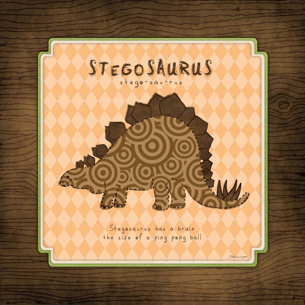 Stegosaurus art print by Stephanie Marrott for $57.95 CAD