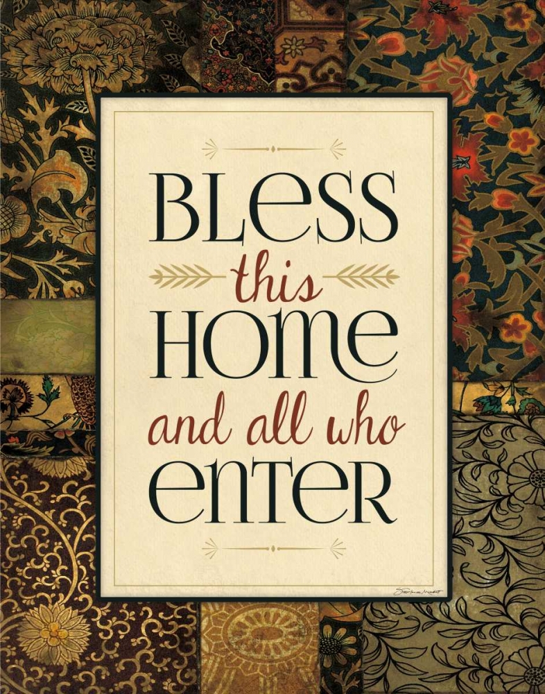 Bless This Home art print by Stephanie Marrott for $57.95 CAD