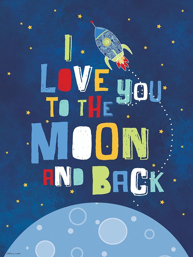 To The Moon art print by Stephanie Marrott for $57.95 CAD