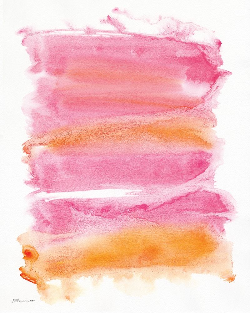Pink Orange Wash art print by Stephanie Marrott for $57.95 CAD