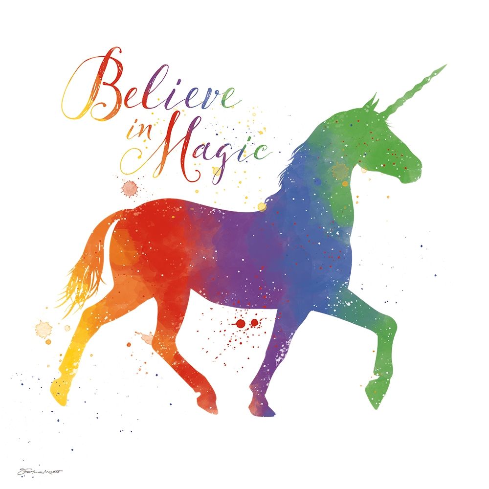 Magic Unicorn art print by Stephanie Marrott for $57.95 CAD