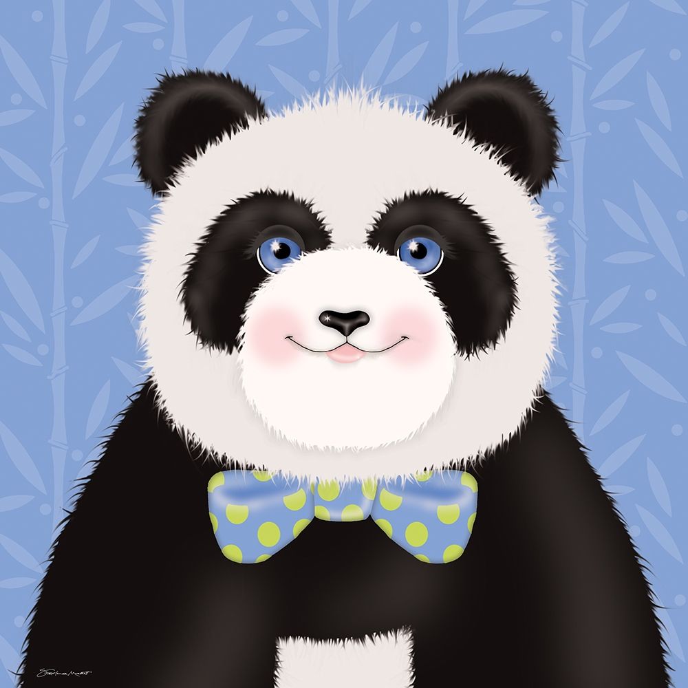 Happy Panda art print by Stephanie Marrott for $57.95 CAD