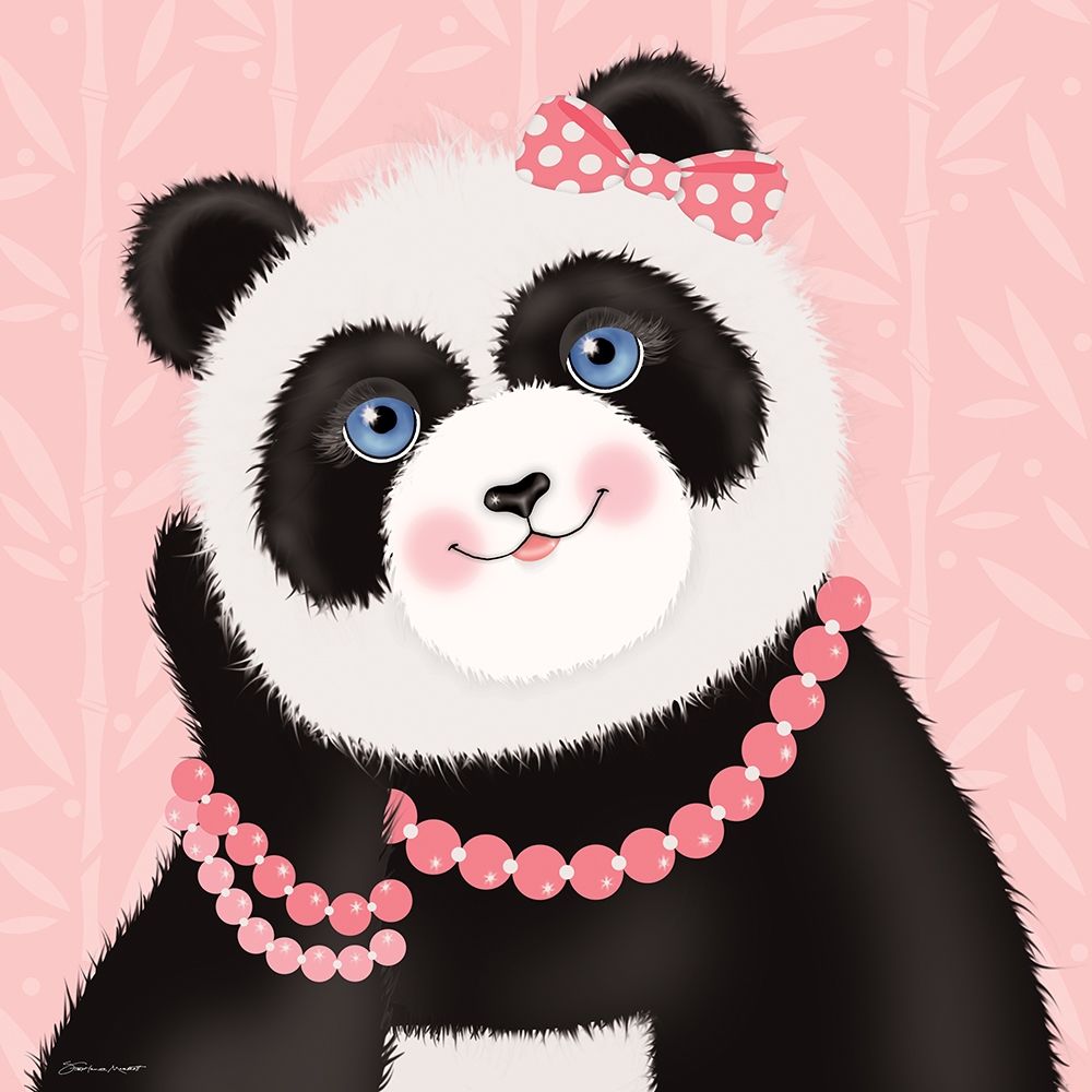 Glamour Panda art print by Stephanie Marrott for $57.95 CAD