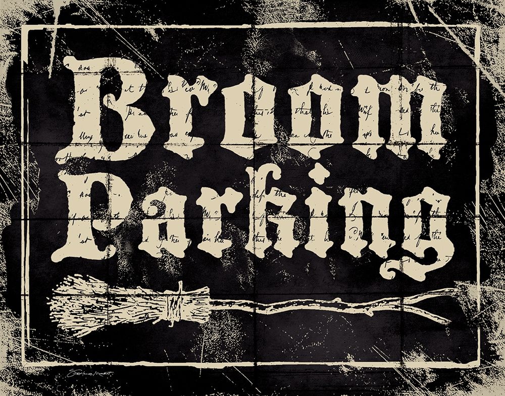 Broom Parking art print by Stephanie Marrott for $57.95 CAD