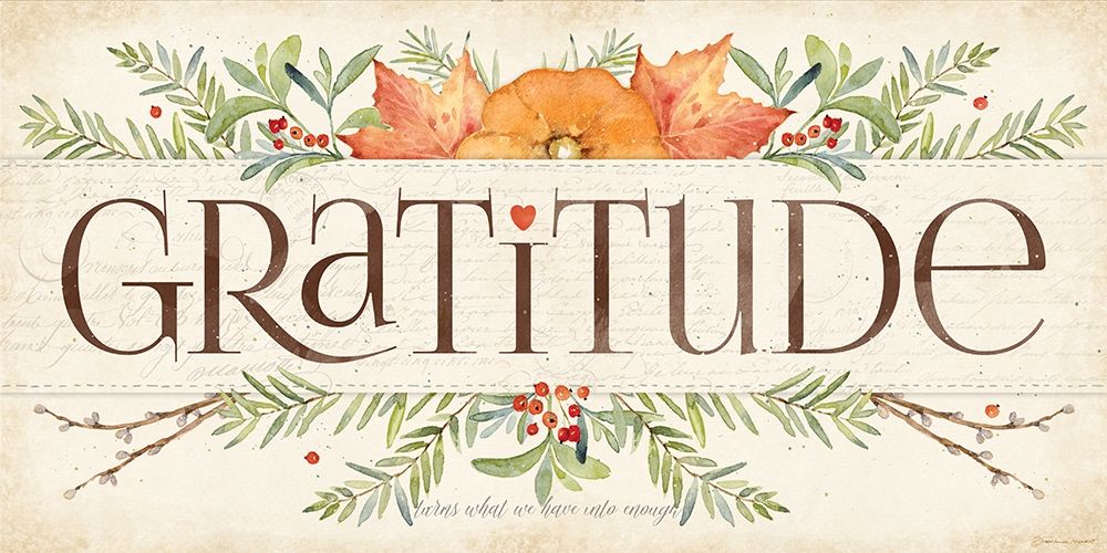 Gratitude art print by Stephanie Marrott for $57.95 CAD