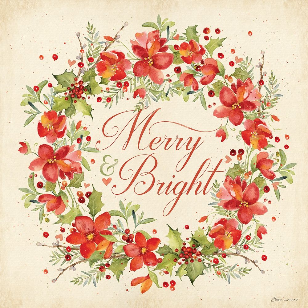 Merry and Bright art print by Stephanie Marrott for $57.95 CAD