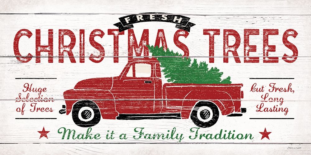 Truck and Tree art print by Stephanie Marrott for $57.95 CAD