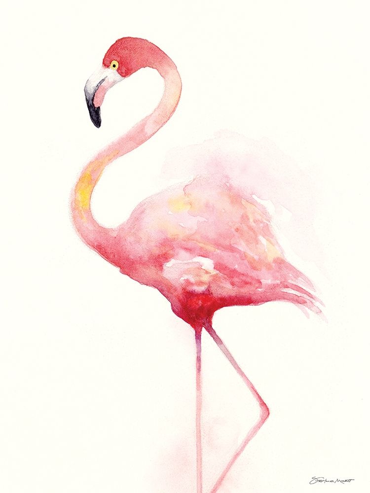 Flamingo I art print by Stephanie Marrott for $57.95 CAD