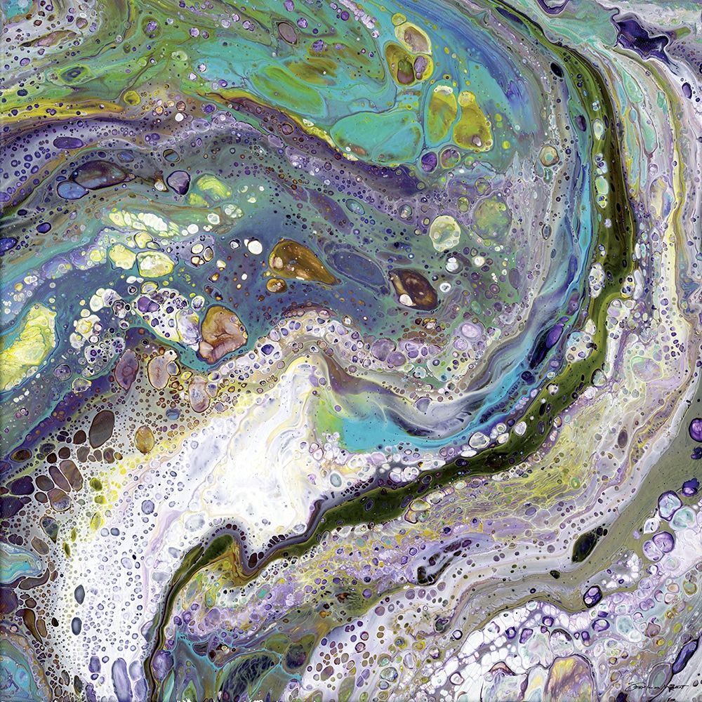 Aqua Lavender art print by Stephanie Marrott for $57.95 CAD