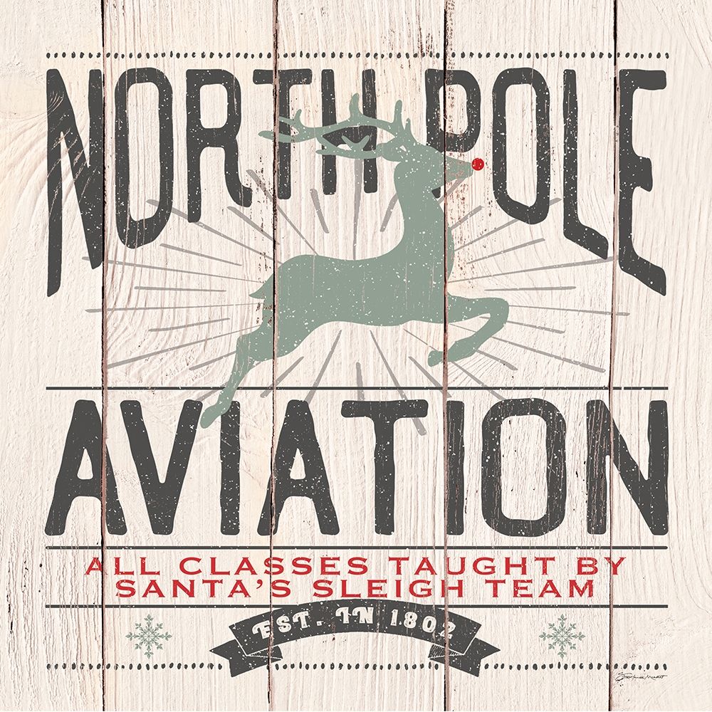 North Pole Aviation art print by Stephanie Marrott for $57.95 CAD