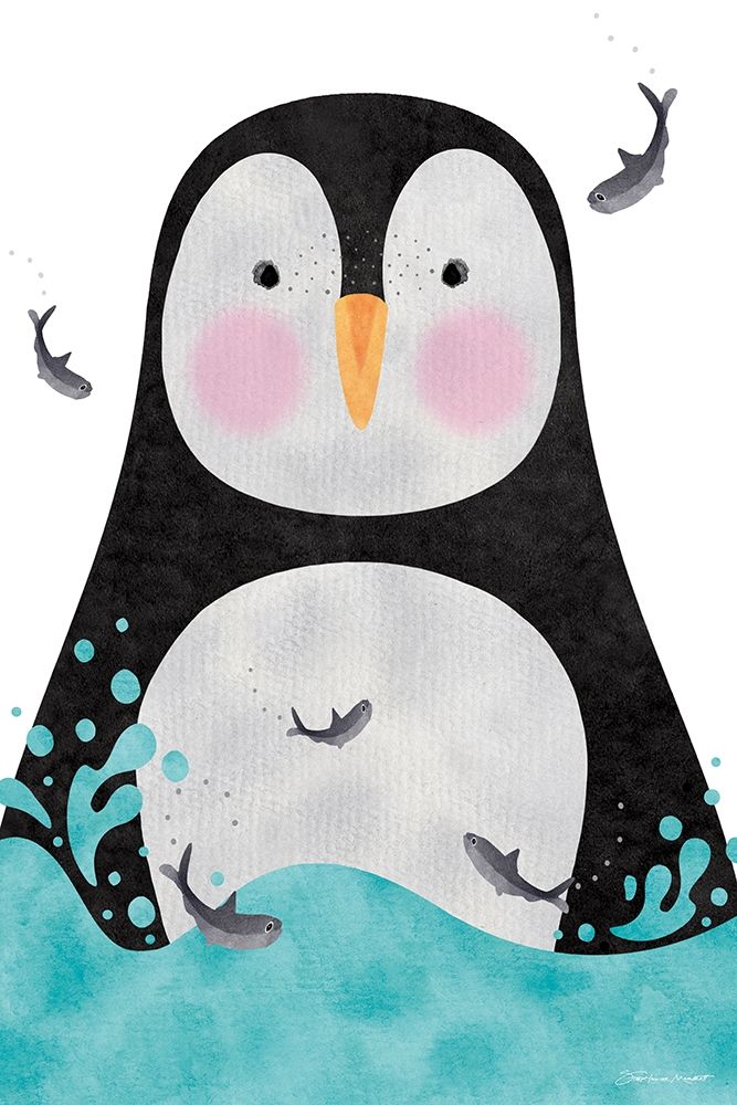 Penguin art print by Stephanie Marrott for $57.95 CAD