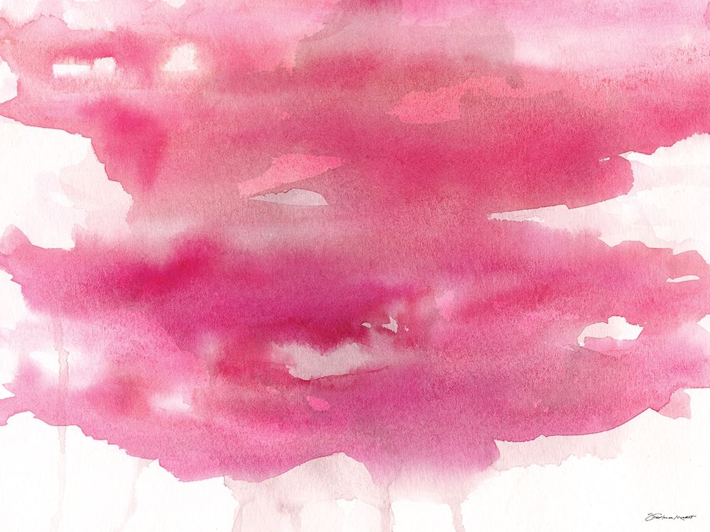 Pink and Grey Wash art print by Stephanie Marrott for $57.95 CAD