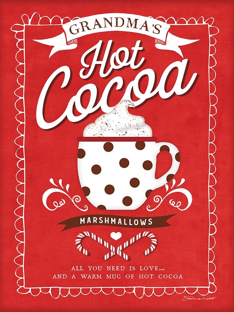 Hot Cocoa art print by Stephanie Marrott for $57.95 CAD