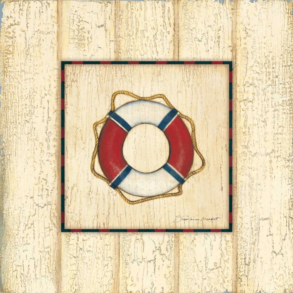 Weathered Life Preserver art print by Stephanie Marrott for $57.95 CAD