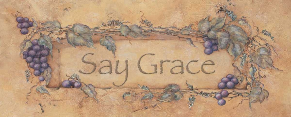 Say Grace art print by Stephanie Marrott for $57.95 CAD