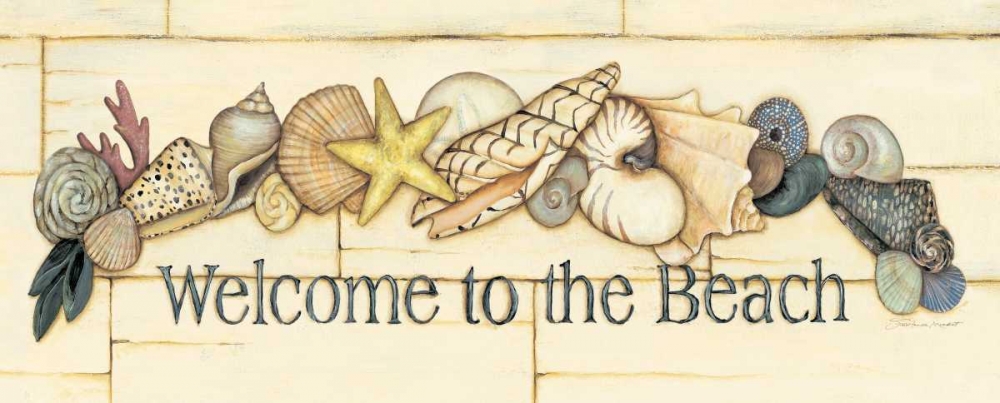 Welcome to the Beach art print by Stephanie Marrott for $57.95 CAD