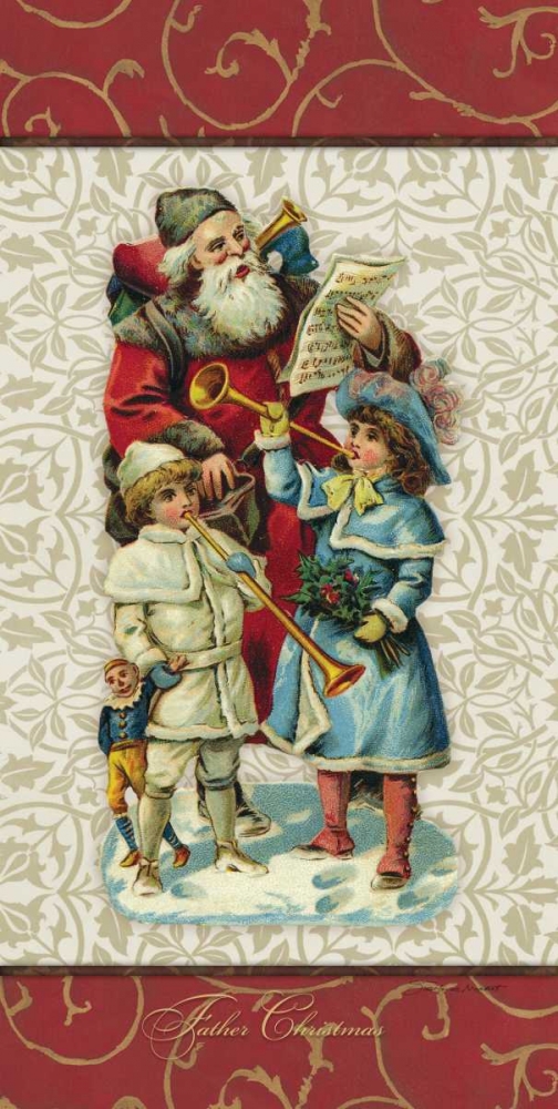 Father Christmas art print by Stephanie Marrott for $57.95 CAD