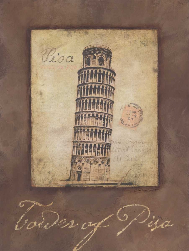 Tower of Pisa art print by Stephanie Marrott for $57.95 CAD