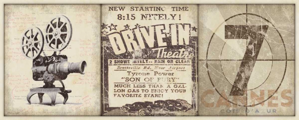 Drive-In art print by Stephanie Marrott for $57.95 CAD