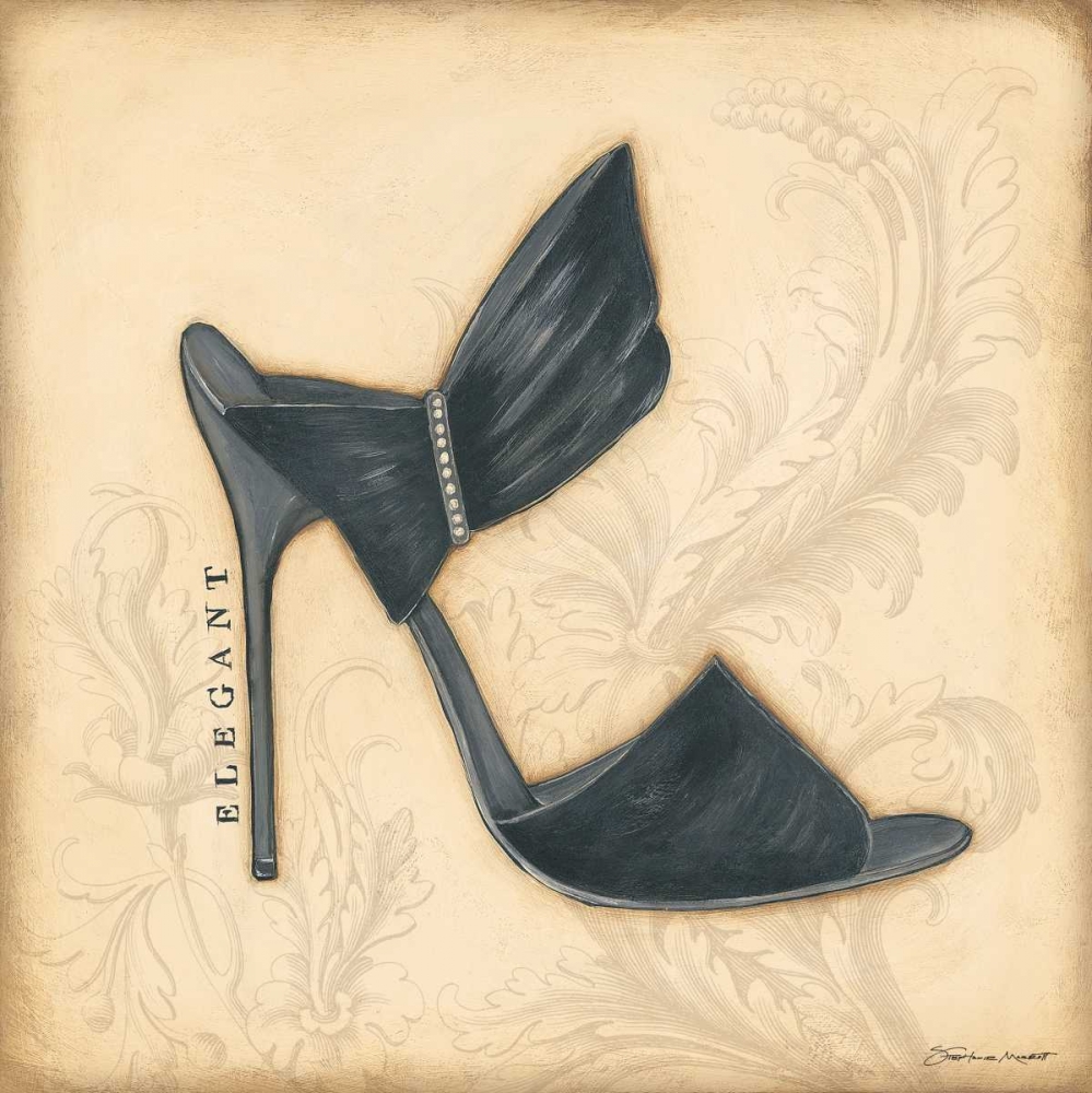 Elegant Black Heel art print by Stephanie Marrott for $57.95 CAD