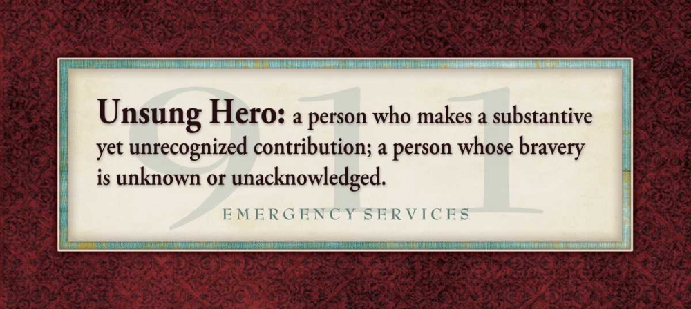 Emergency Services - Unsung Hero art print by Stephanie Marrott for $57.95 CAD