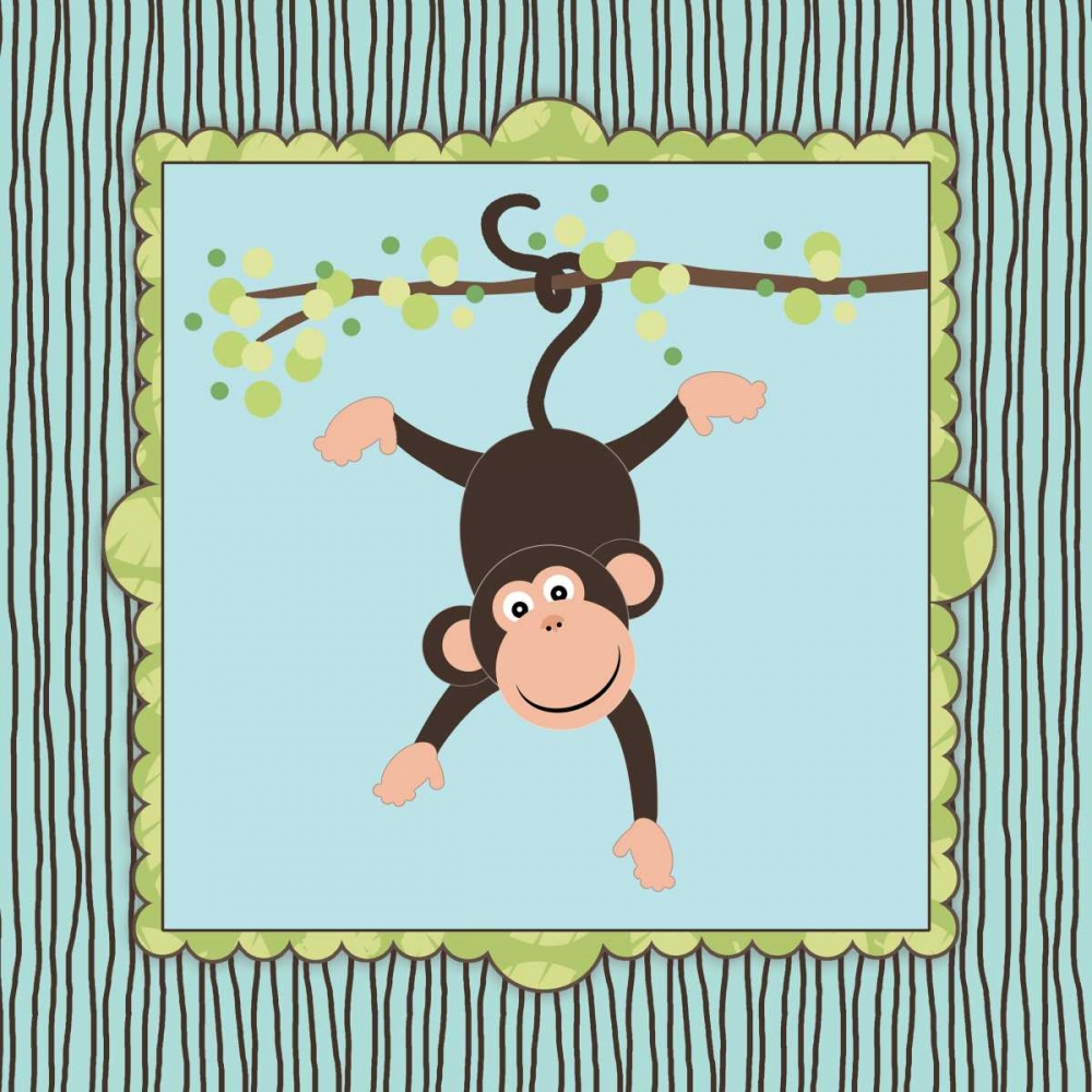 Hanging Monkey I art print by Stephanie Marrott for $57.95 CAD