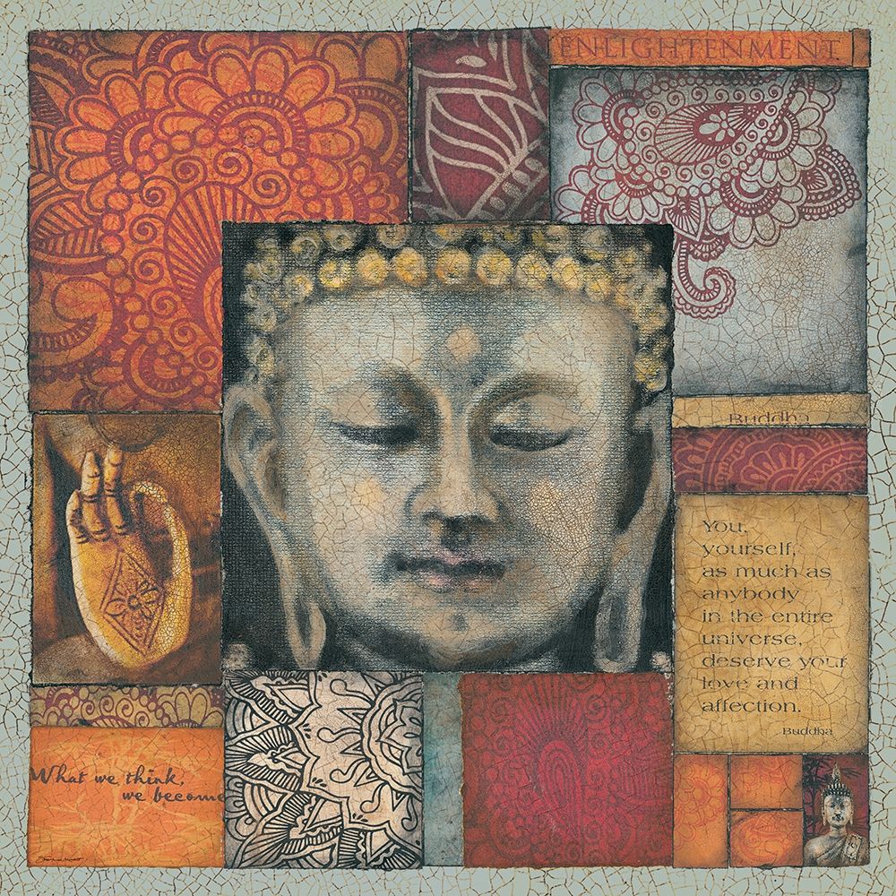 Buddha Tapestry II art print by Stephanie Marrott for $57.95 CAD