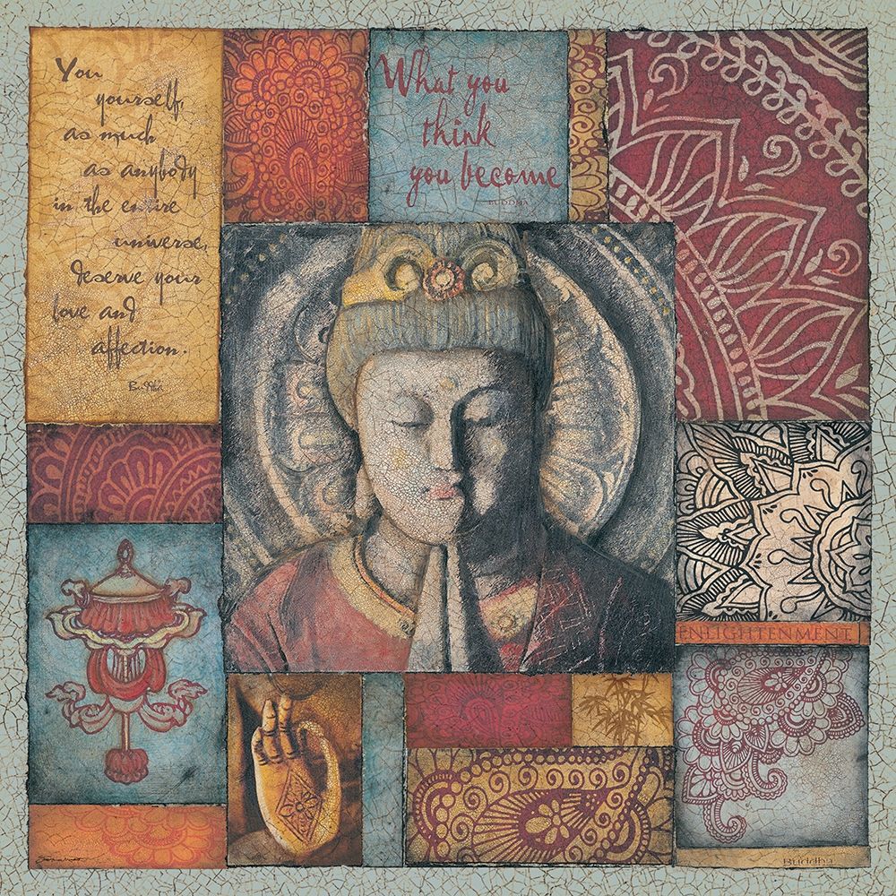 Buddha Tapestry III art print by Stephanie Marrott for $57.95 CAD