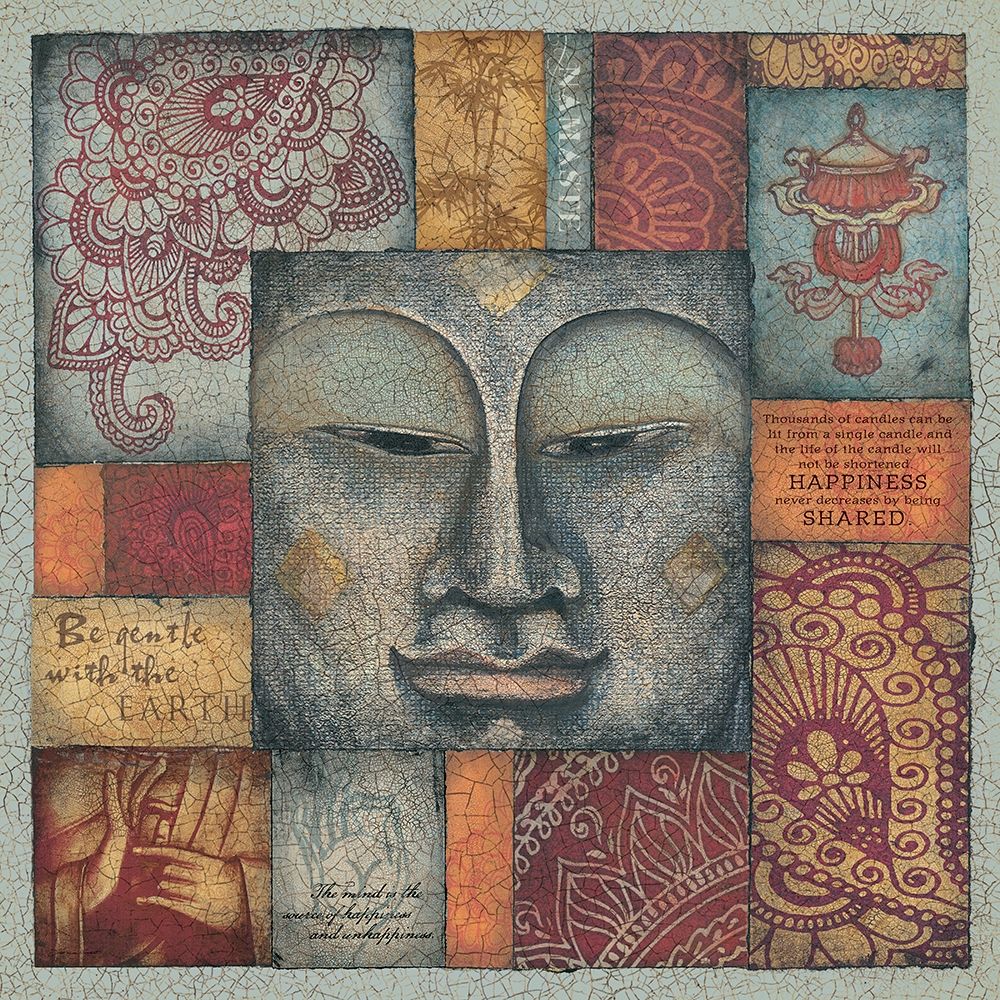 Buddha Tapestry IV art print by Stephanie Marrott for $57.95 CAD