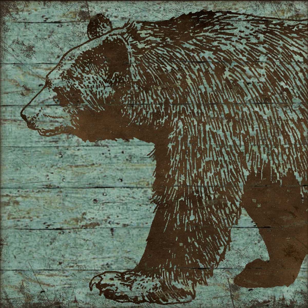 Lodge Bear art print by Stephanie Marrott for $57.95 CAD