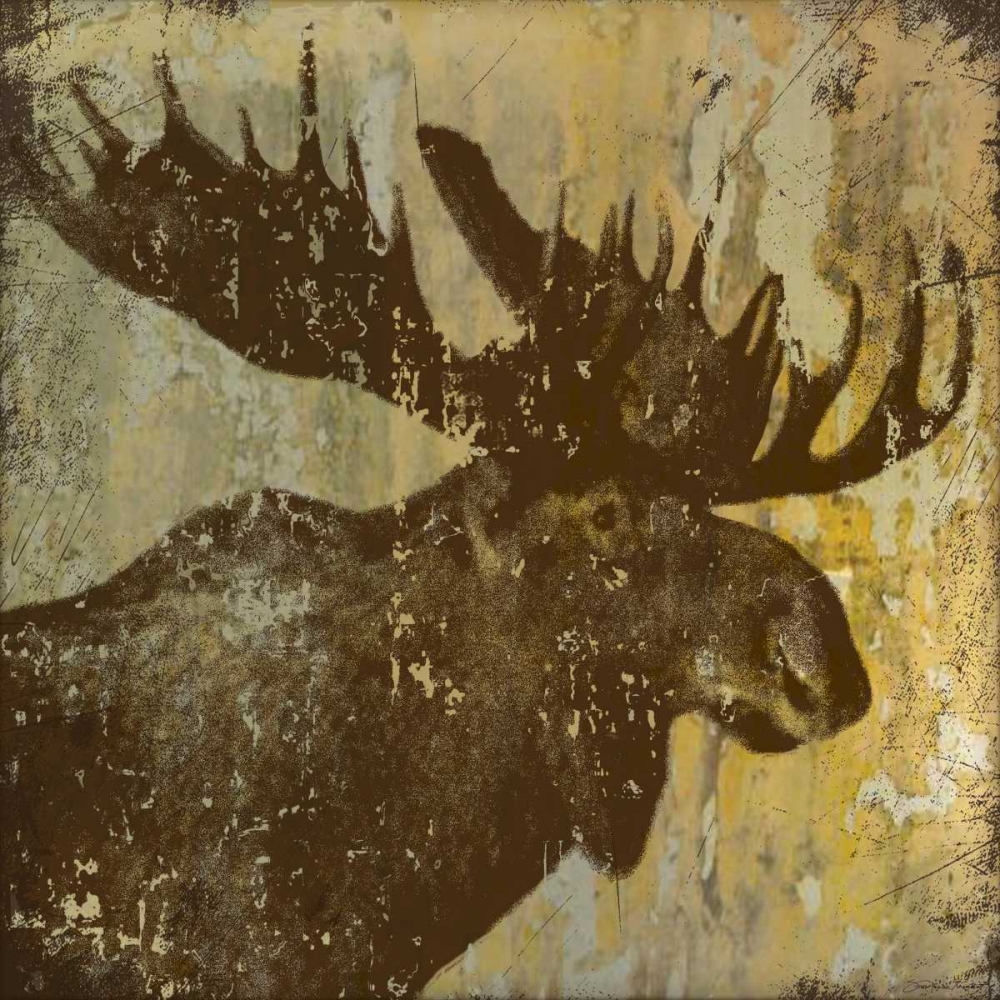 Lodge Moose art print by Stephanie Marrott for $57.95 CAD
