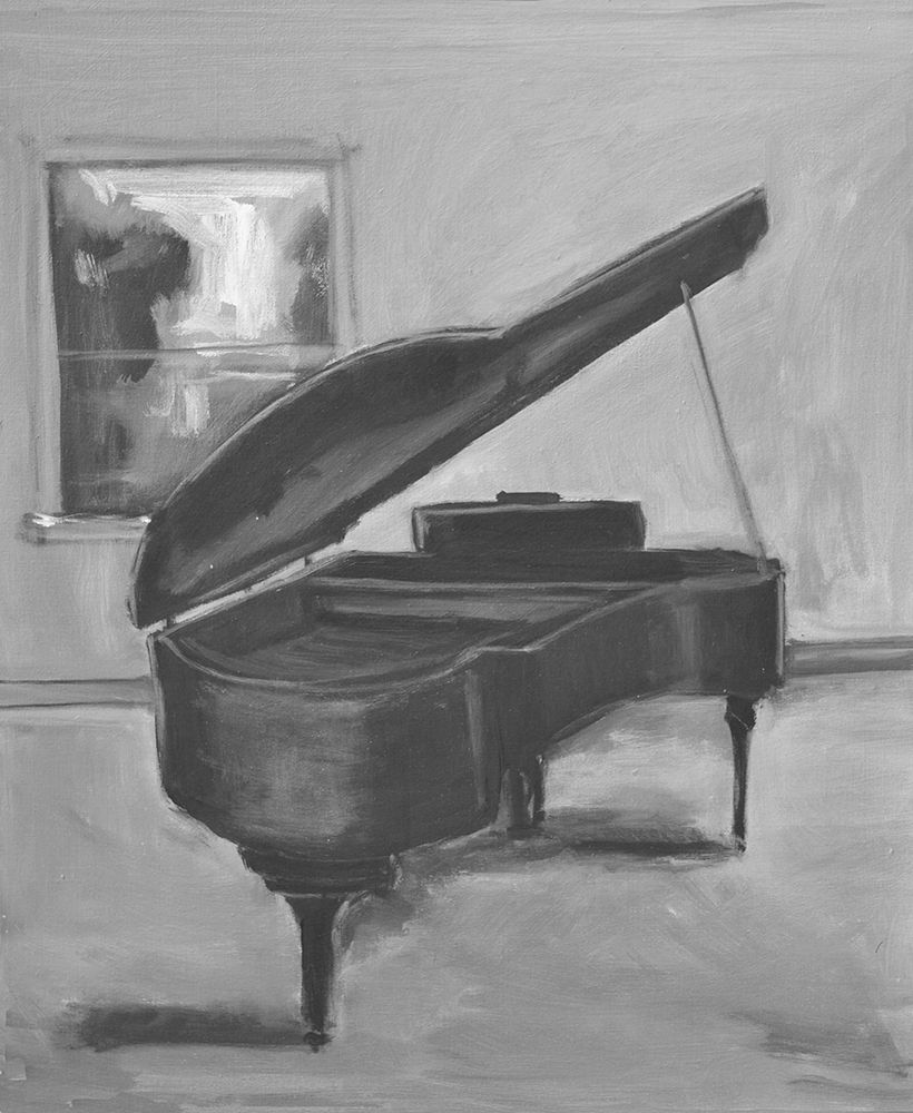 Piano -1 BW art print by Allayn Stevens for $57.95 CAD