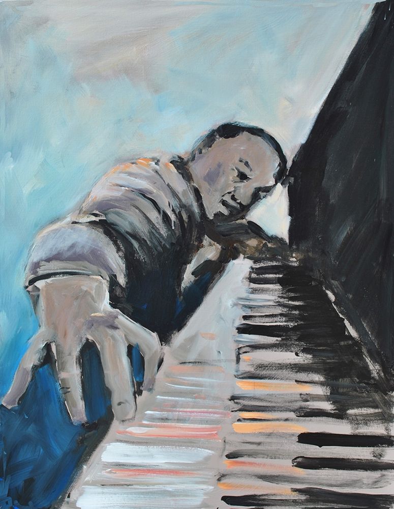 Piano Man art print by Allayn Stevens for $57.95 CAD