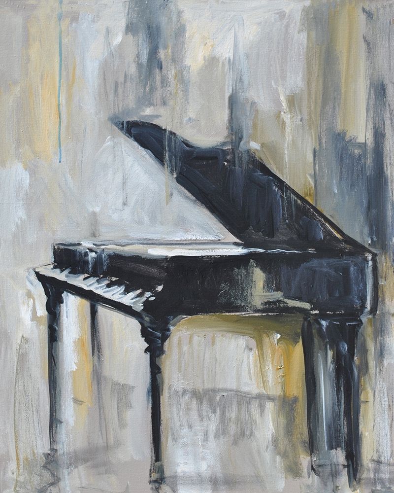 Piano Gold art print by Allayn Stevens for $57.95 CAD