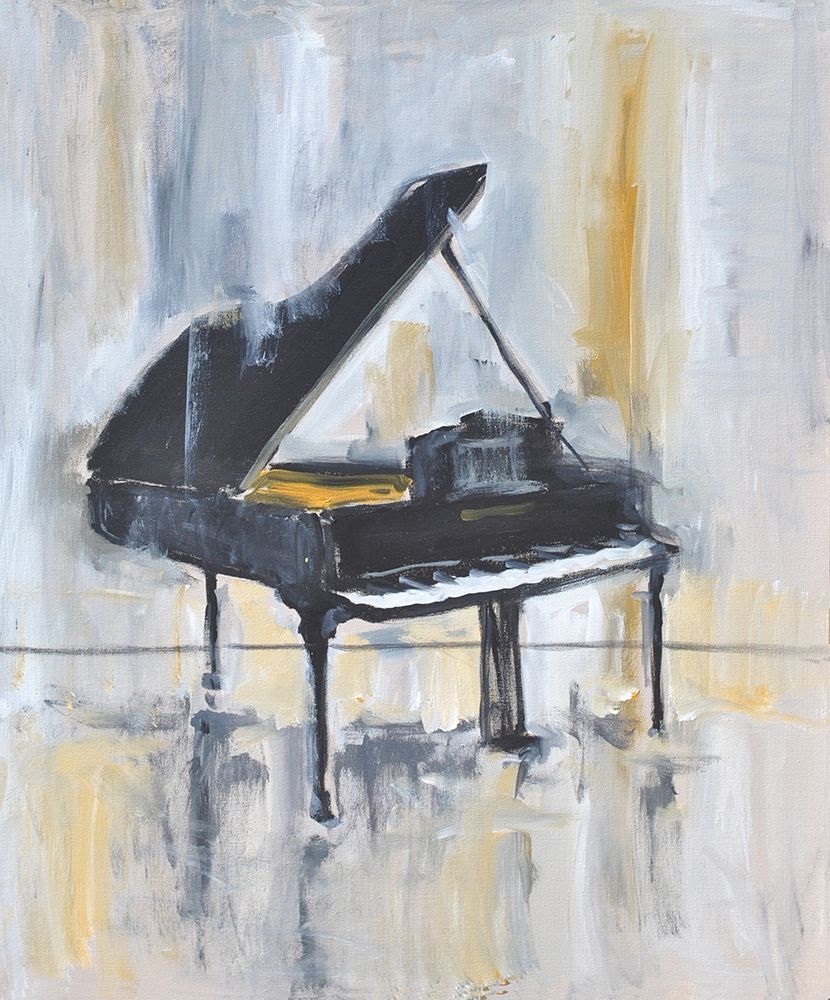 Piano In Gold 2 art print by Allayn Stevens for $57.95 CAD