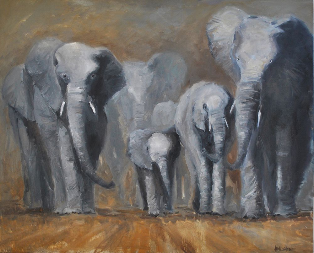 Elephants art print by Allayn Stevens for $57.95 CAD